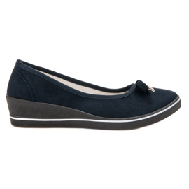 SHELOVET Pompes compensées bleu