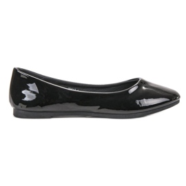 Ballerines VICES laquées le noir