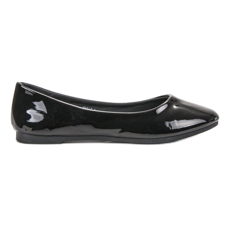 Ballerines VICES laquées le noir