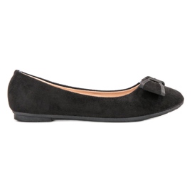 Fama Ballerine Avec Noeud le noir
