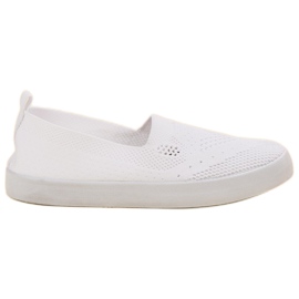 SHELOVET Slipons textiles blanc