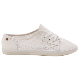 Renda Baskets avec dentelle blanc