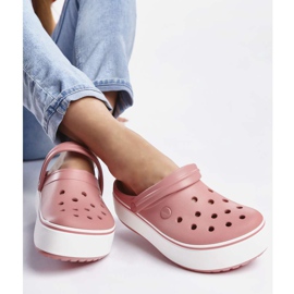Crocs Crocband Plate Clog 6PH Blossom White multicolore