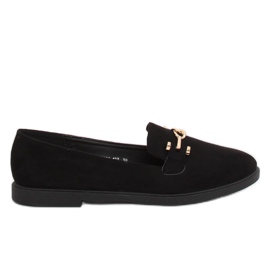 Mocassins femme noirs 1631-127 Noir le noir