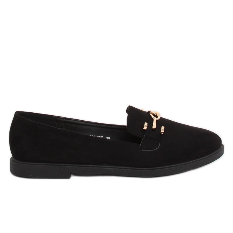 Mocassins femme noirs 1631-127 Noir le noir