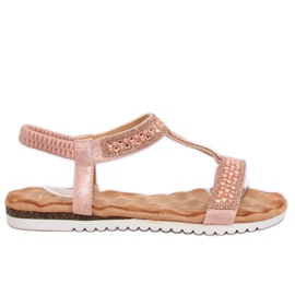 Sandales pour femmes roses HT-67 Rose
