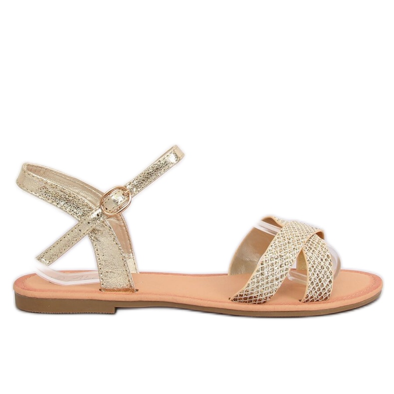Sandales pour femmes et or WL282 Gold d'or