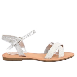 Sandales femme et argent WL282 Argent gris