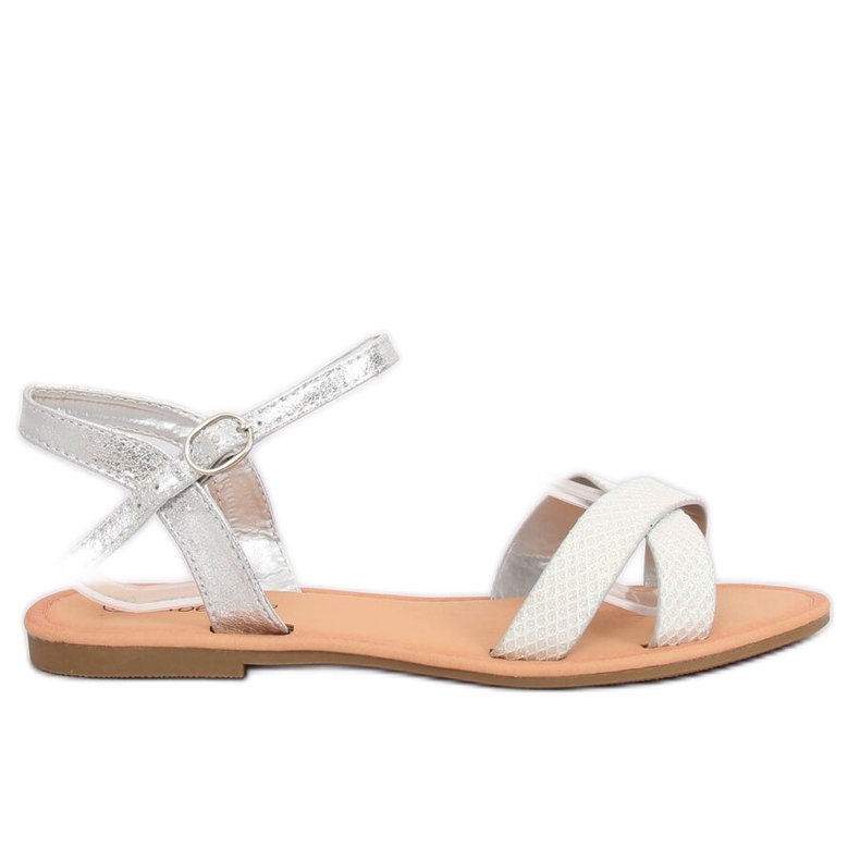 Sandales femme et argent WL282 Argent gris