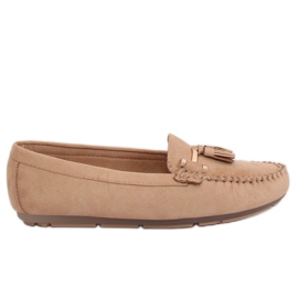 Mocassins femme beige L7183 Kaki Mocassins femme beige L7183 Kaki