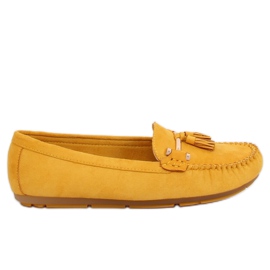 Mocassins jaunes pour femmes L7183 Jaune