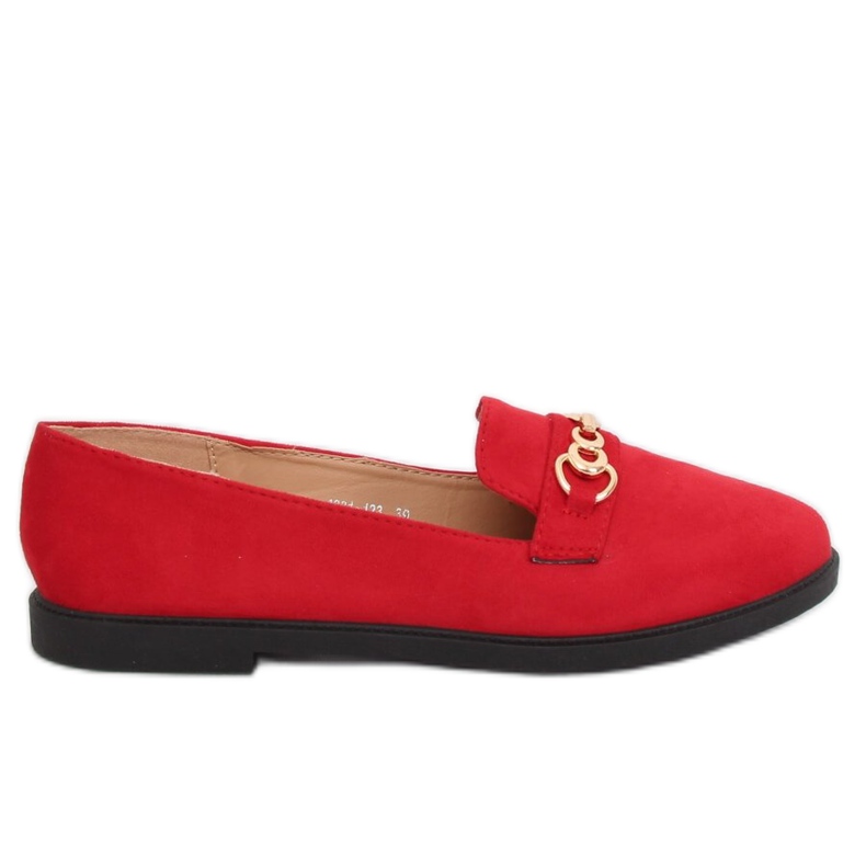 Mocassins femme rouge 1631-123 Rouge Mocassins femme rouge 1631-123 Rouge
