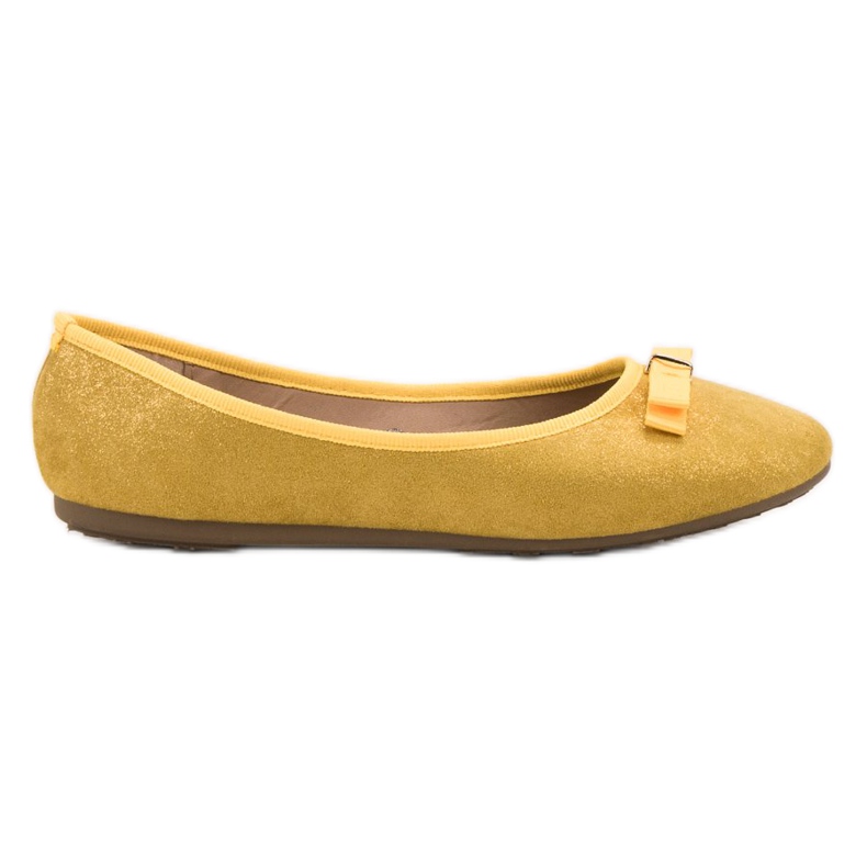 GUAPISSIMA Ballerines À Paillettes jaune