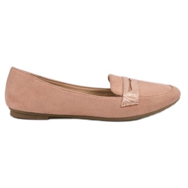 Comer Ballerines poudre rose