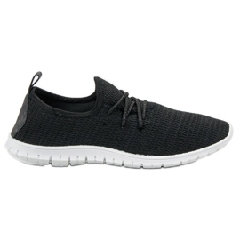 Chaussures textiles noires le noir