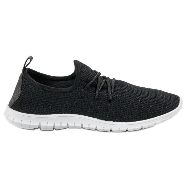 Chaussures textiles noires le noir