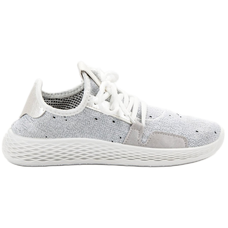 SHELOVET Chaussures de sport à enfiler blanche