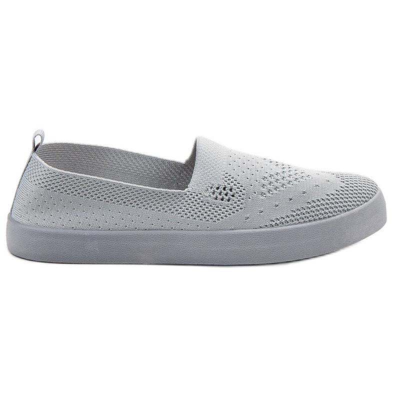 SHELOVET Slipons textiles gris SHELOVET Slipons textiles gris
