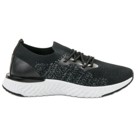 SHELOVET Chaussures de sport textiles noir