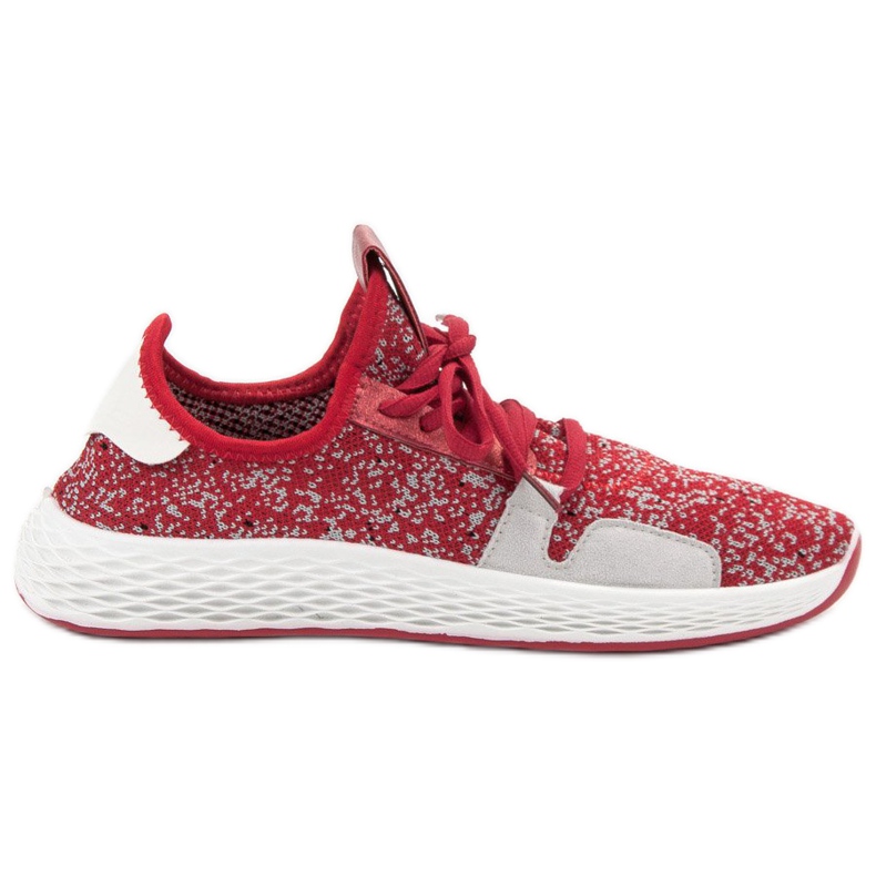 SHELOVET Chaussures de sport à enfiler rouge