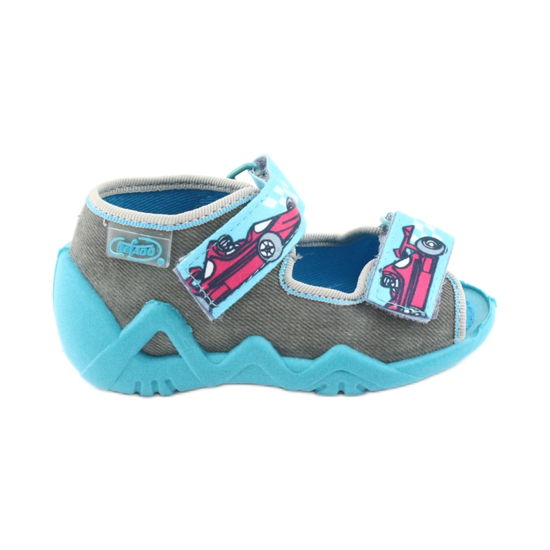 Chaussures enfant Befado 250P085 rouge bleu gris