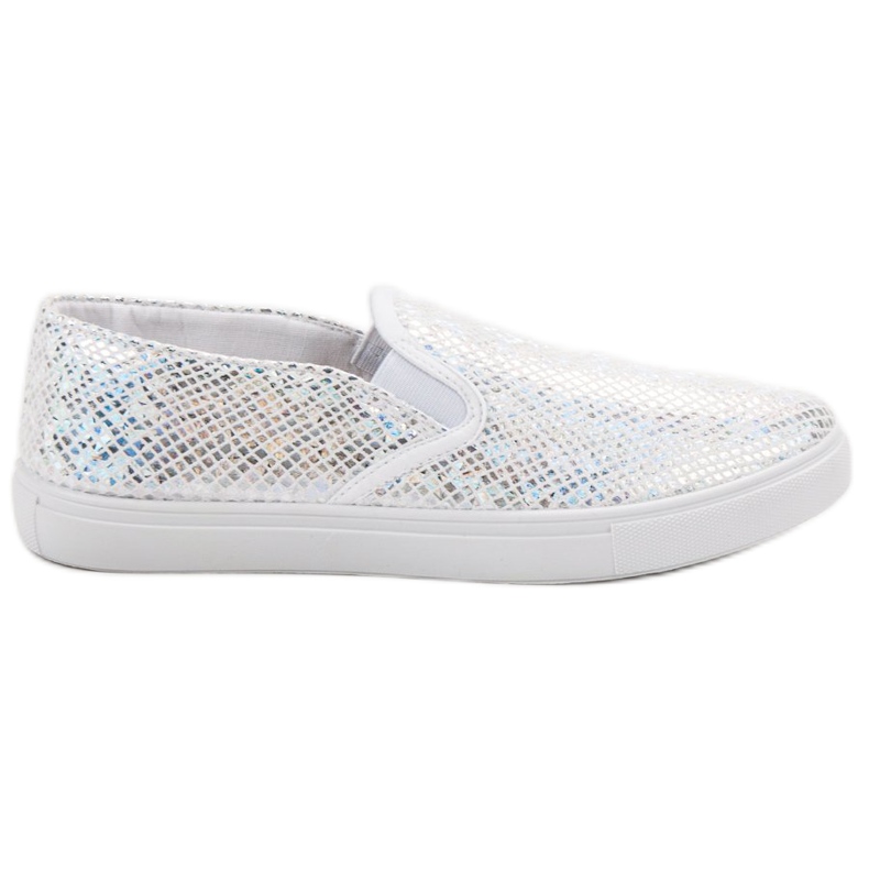 SHELOVET Baskets à enfiler à la mode gris