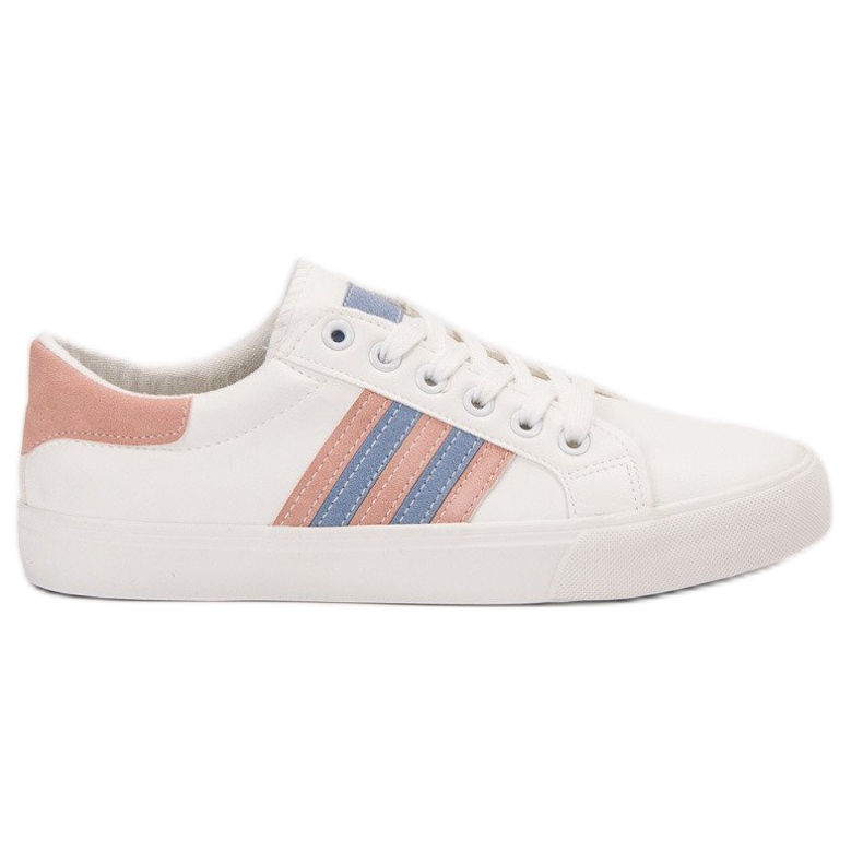 SHELOVET Chaussures de sport décontractées blanc multicolore
