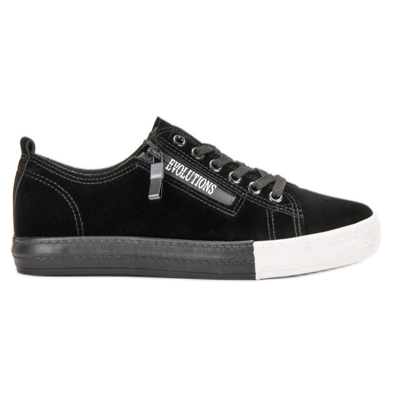 SHELOVET Baskets noires le noir vert