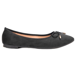 Clowse Ballerine En Spitz noir
