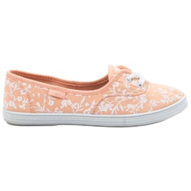 Baskets à motif VICES blanc orange