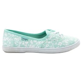 Baskets à motif VICES blanc vert