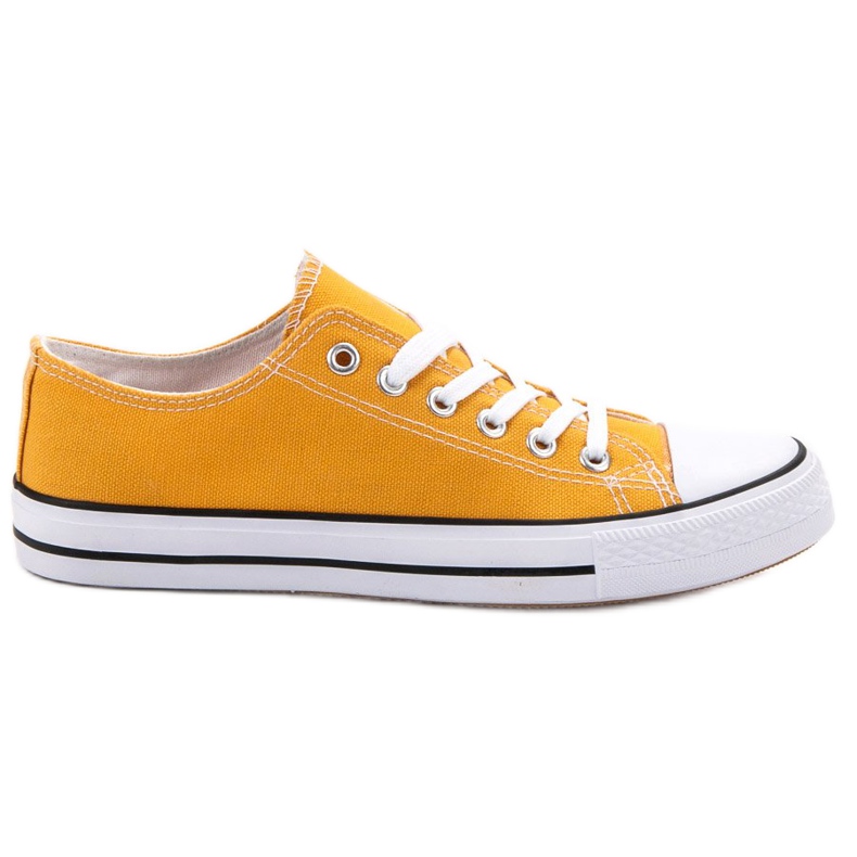 SHELOVET Baskets moutarde jaune