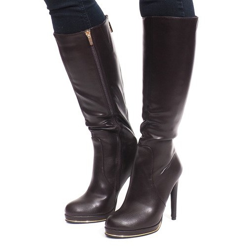 Bottes À Talons Hauts JU862 Marron brun