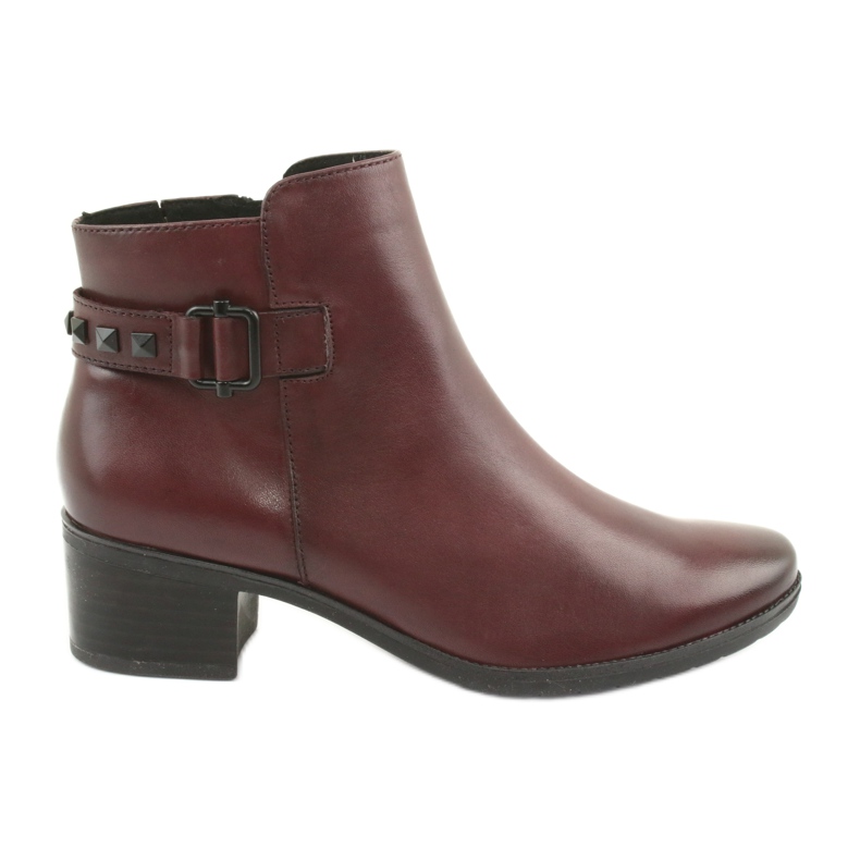 Boots femme Caprice 25433 bordeaux rouge