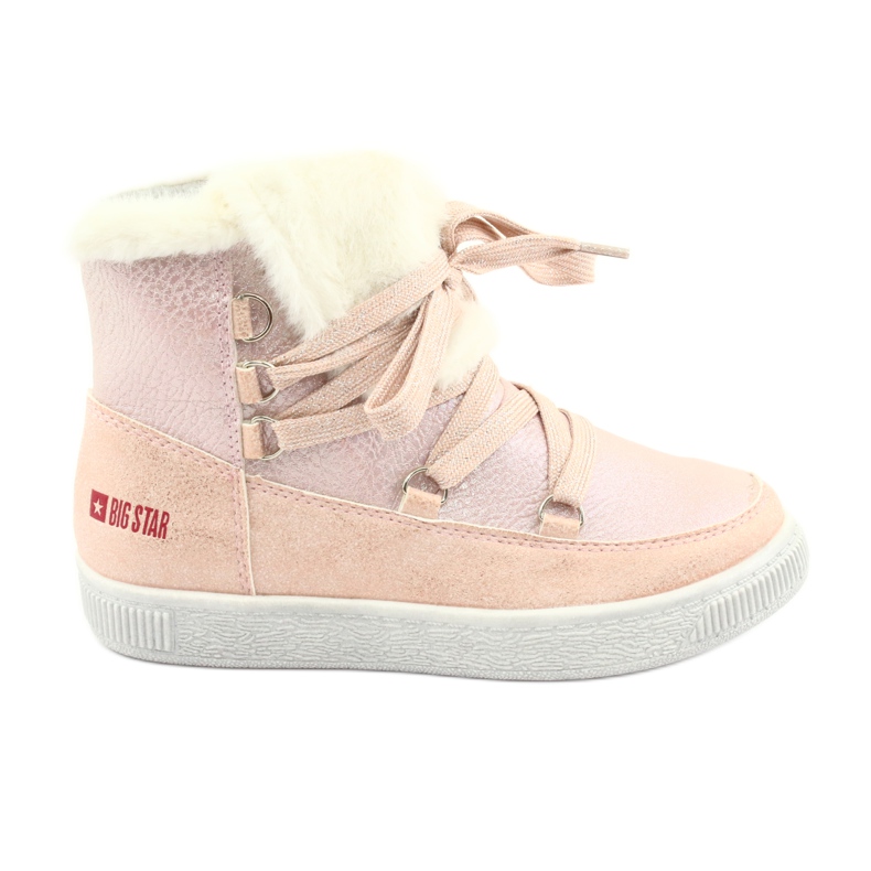 Boots rose poudré Big Star 374080 jaune