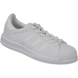 Chaussures Adidas Superstar Bounce W BY1589 blanc
