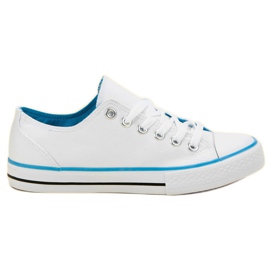SHELOVET Baskets blanches classiques