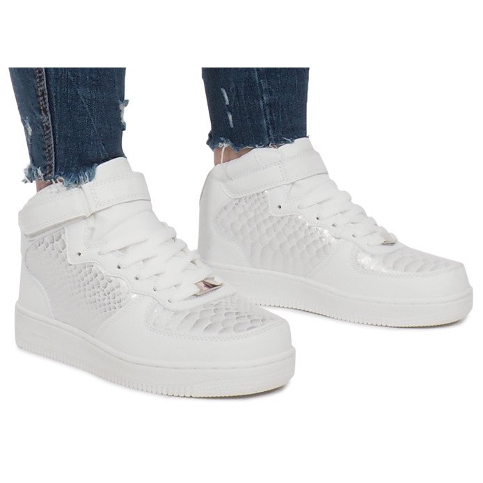 Baskets blanches High Force One multicolore