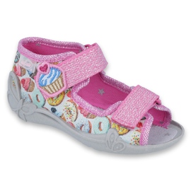 Chaussures pour enfants Befado 242P092 rose multicolore