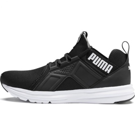 Chaussures Puma Enzo Sport M 192593 01 noir - blanc blanche le noir