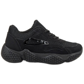 SHELOVET Baskets noires pour femmes le noir SHELOVET Baskets noires pour femmes le noir