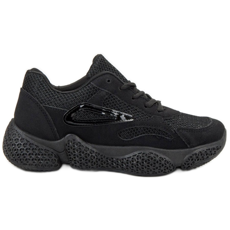 SHELOVET Baskets noires pour femmes le noir