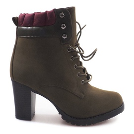 Bottines Cravates Ouvrières A-151 Vert