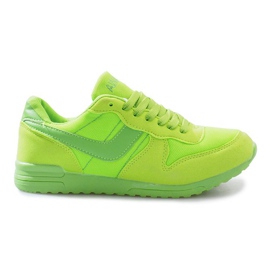 Baskets de sport vert vif avec Velcro Lola multicolore