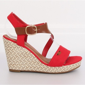 BL-360 Red II-GAT chaussures à talon compensé rouge