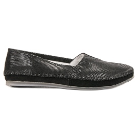 Filippo Baskets à enfiler en cuir noires le noir