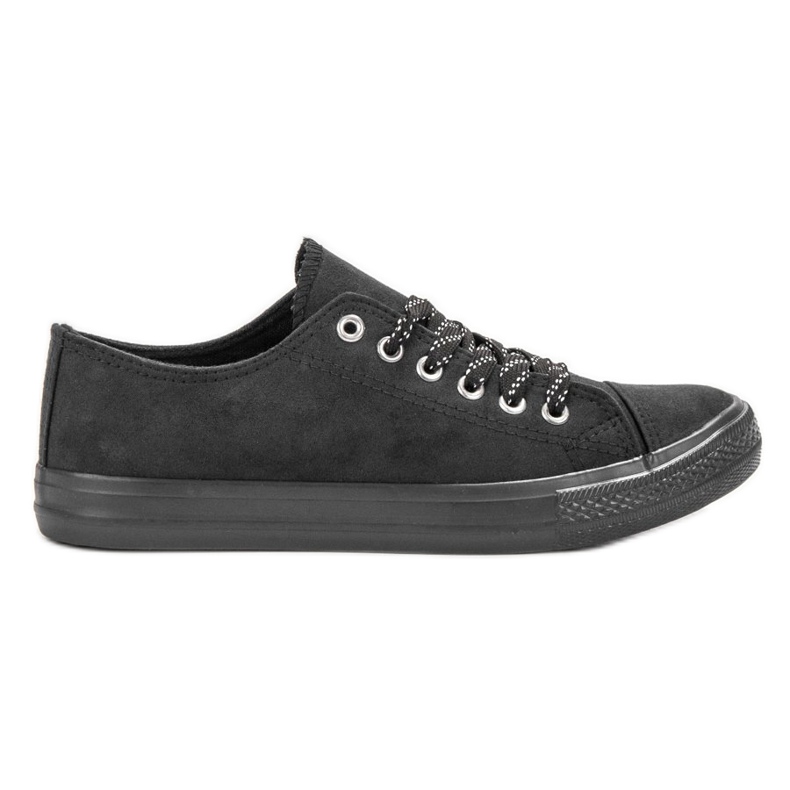 McKey Baskets noires confortables le noir