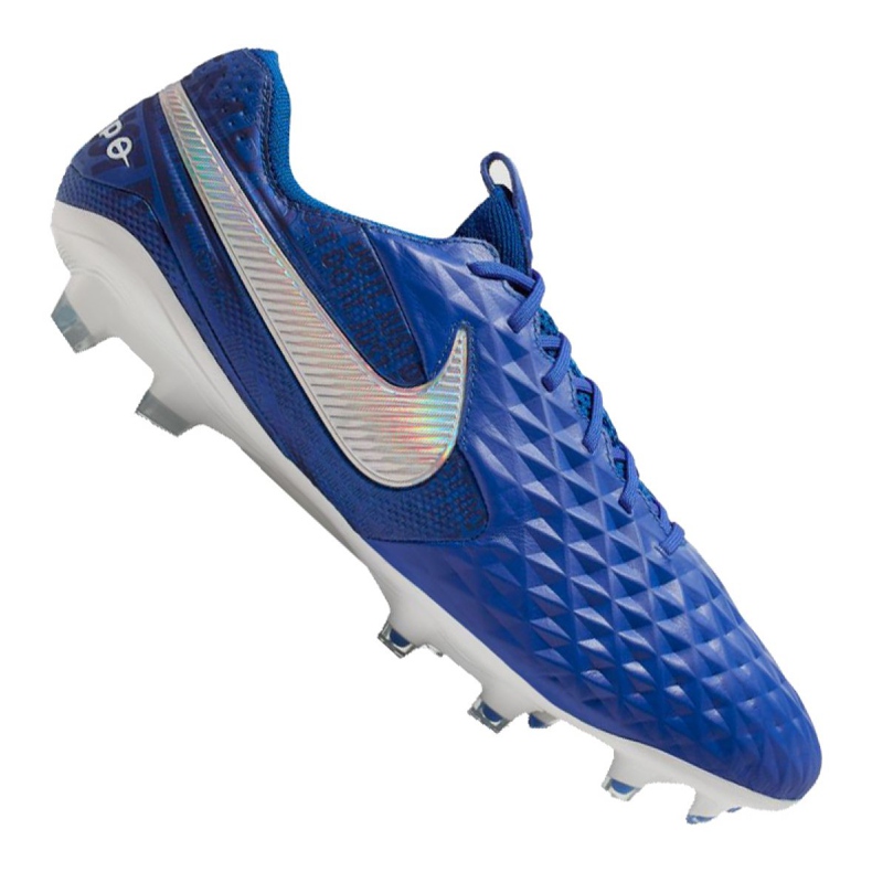 Chaussures de football Nike Legend 8 Elite Fg M AT5293-414 bleu bleu