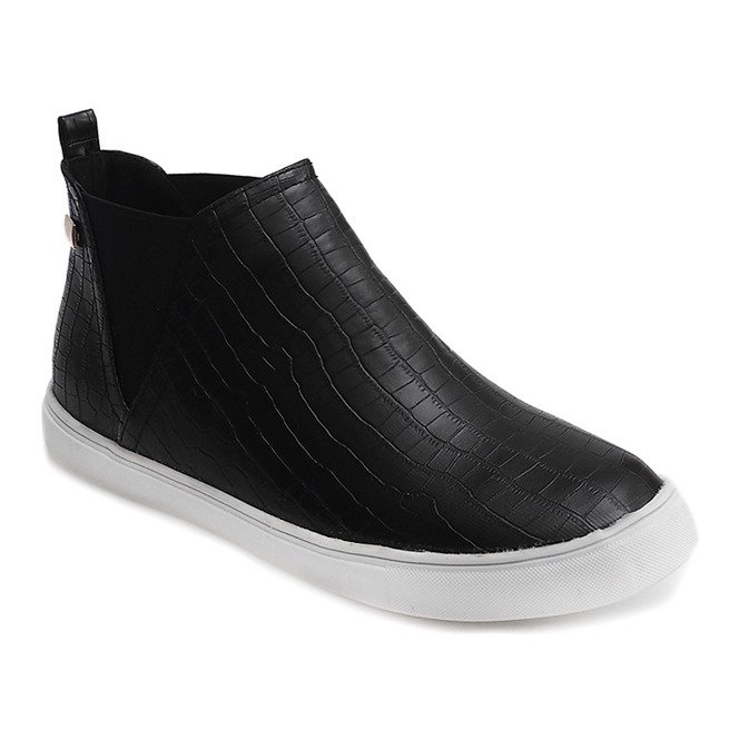 Baskets Compensées Hautes Creepers 5773 Noir le noir