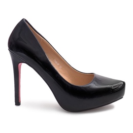 Broches laquées sur la plate-forme 7149-F Noir